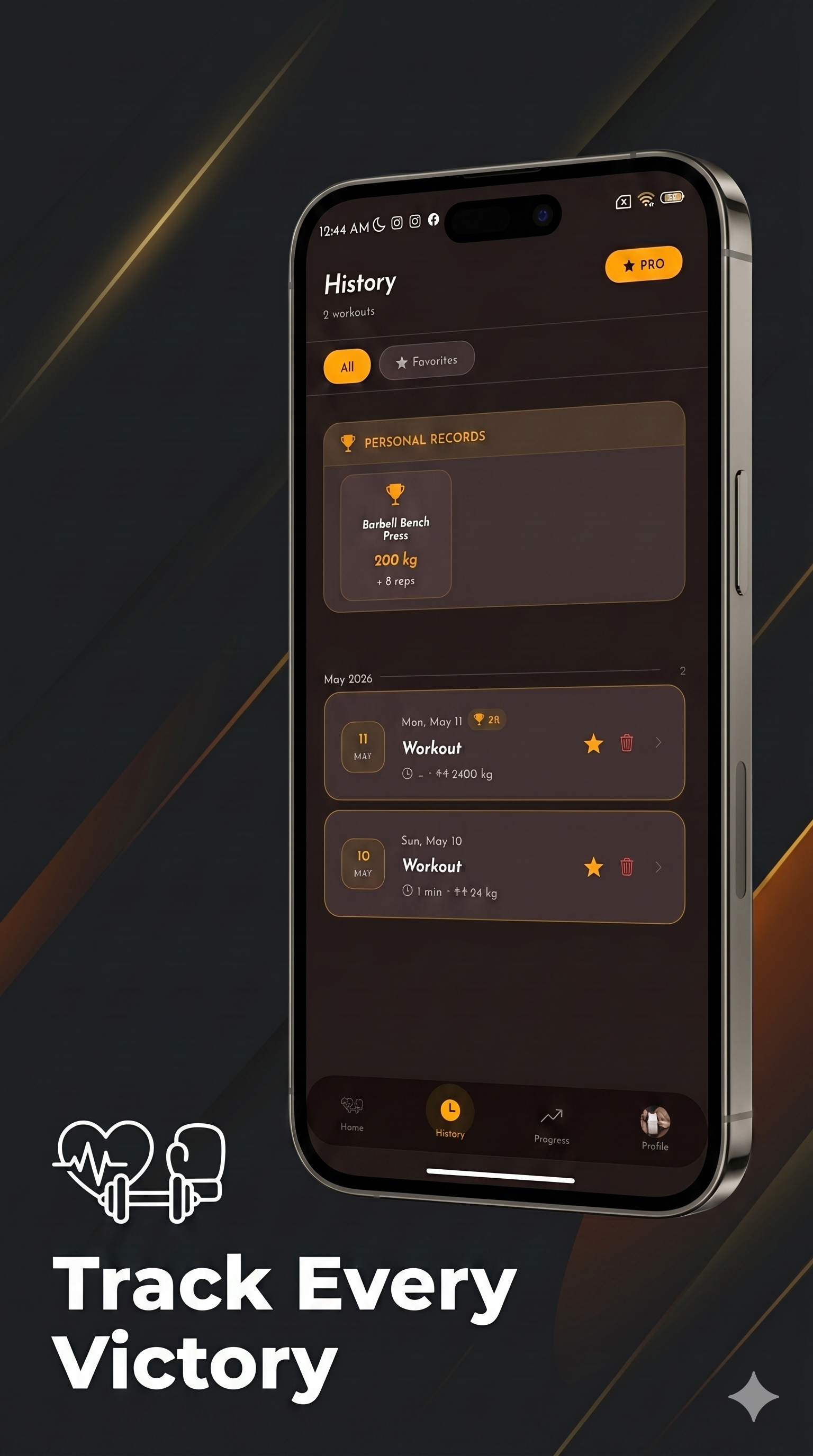 Vista previa de la app de fitness MaxGrind con IA para iOS y Android, próximamente